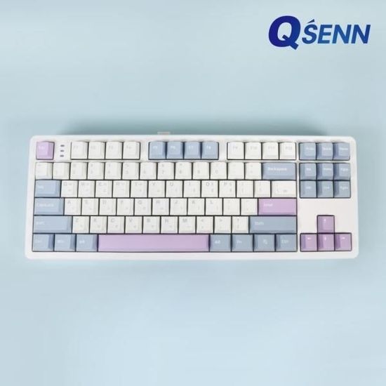 큐센 풀 윤활 유무선 기계식 키보드 Q87 PBT