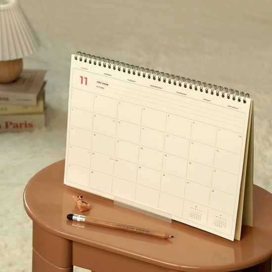 아이코닉 2026 플로우 먼슬리플래너 A4 탁상달력