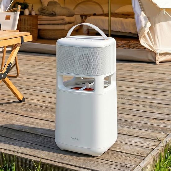 블루투스 스피커 앰프 마이크 100W 화이트 LCOM100D