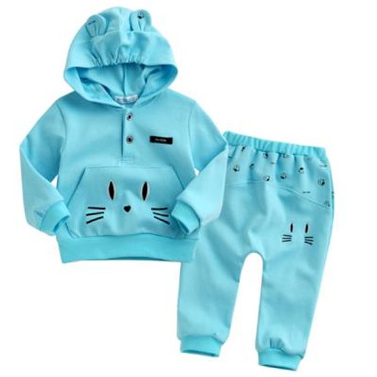 한국생산 고양이 수염 상하복 블루(3-24개월) 202519