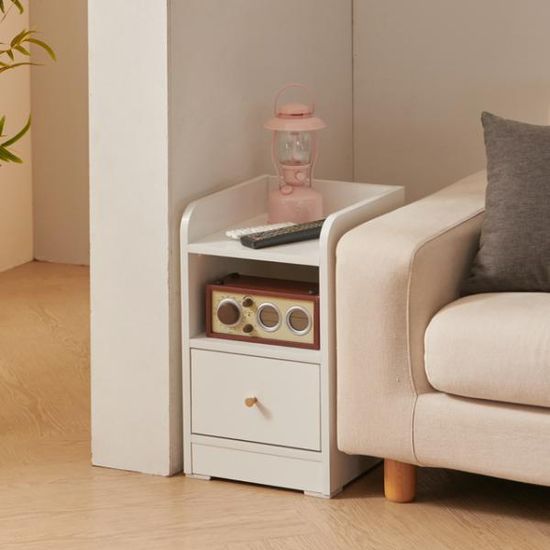 300폭 선반형 타미 쇼파틈새협탁 코너서랍장