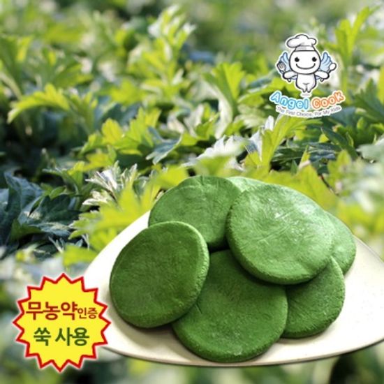 [엔젤쿡] 자연담은 거문도 해풍쑥 생쑥개떡 1kg  AGCGSM0101