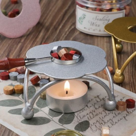 작은꽃 모양 실링왁스 스푼 거치대 