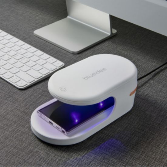 [블루아이디] 고속 무선 충전기 다용도 UV 살균기 