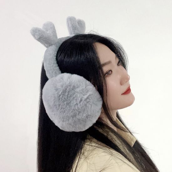 하트퐁퐁 퍼 귀마개 보온귀덮개 접이식귀마개