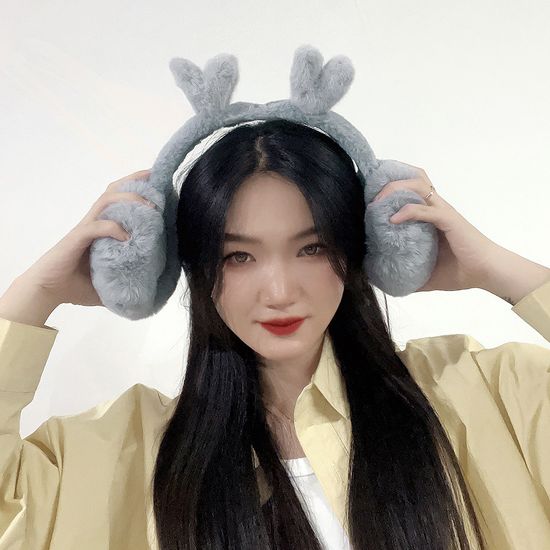 하트퐁퐁 퍼 귀마개 보온귀덮개 접이식귀마개