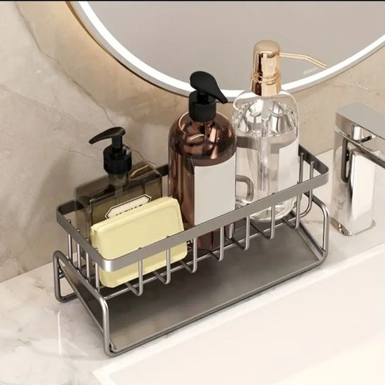 싱크대 물빠짐 스텐 세제 수세미 받침대 행주 거치대