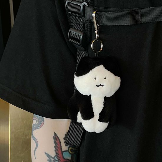 [버숨] 네코 내꼬 고양이 인형 키링 버전2_쿠로