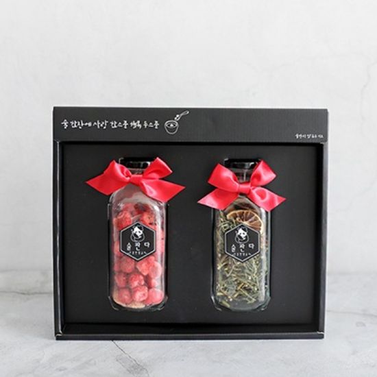 (NEW) 술판다 담금주 키트 2구 선물세트 (500ml)