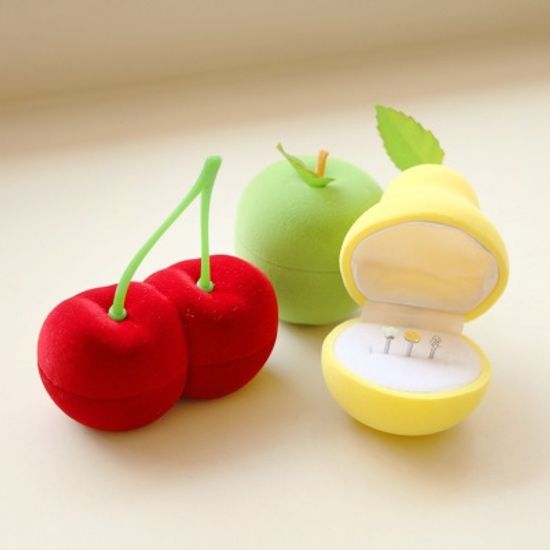 과일 피어싱 보관함 반지 케이스 3종 악세사리 정리함