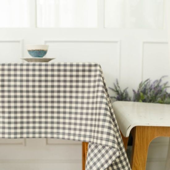 멜란체크 그레이 방수식탁보 테이블보