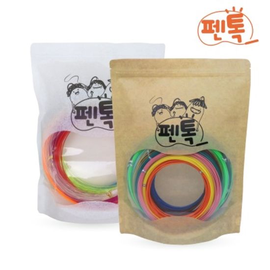 [펜톡] 3D펜 필라멘트 재료 패키지 (PLA, 1.75mm)