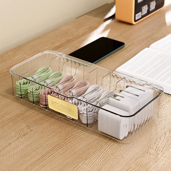 PH 충전기 케이블 쿠폰 명함 보관함 선 정리함 3610