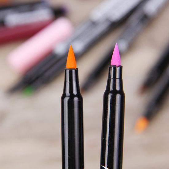 사쿠라 코이컬러링 브러쉬/붓펜 캘리그라피 6색세트