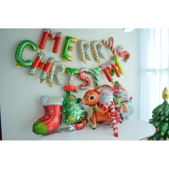 크리스마스 알파벳 풍선 세트 풍선가랜드  이벤트 장