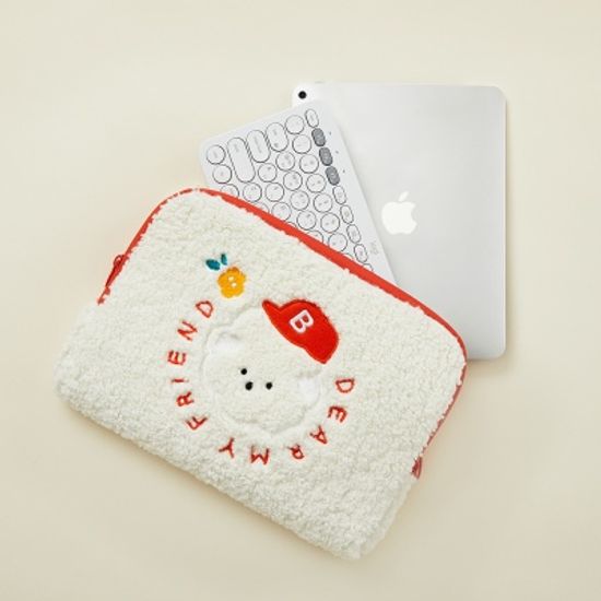 [아이패드/13인치] 포켓 파우치_덤블비숑