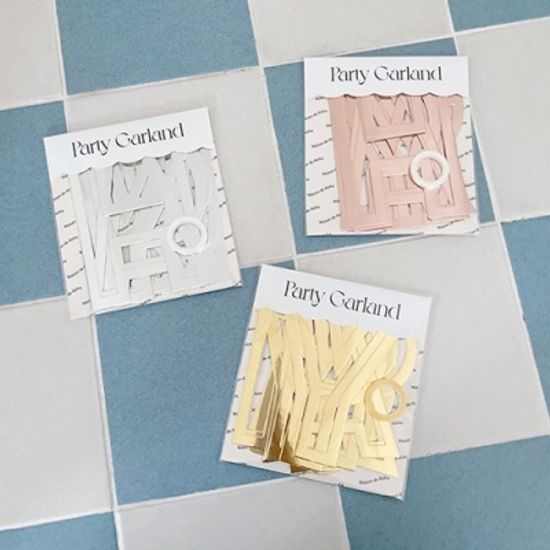 Line Birthday Garland 라인생일가랜드