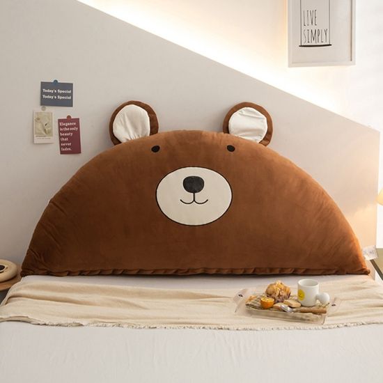 곰돌이 등받이 쿠션(브라운) 90cm