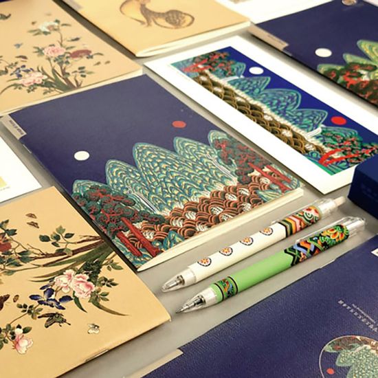 고급스럽고 깔끔한 전통 민화노트 3종