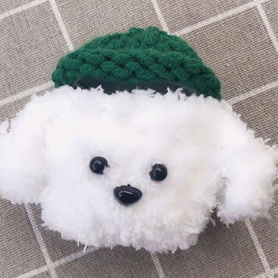 에어팟 4 3 2 1 프로 뽀글이 강아지 푸들 인형 케이스