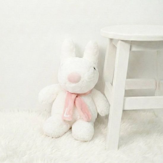 가스파드와 리사 핑크 씨팅 중형 봉제 인형 캐릭터 