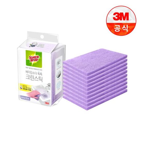 [3M]크린스틱 시트타입 욕실청소 10입