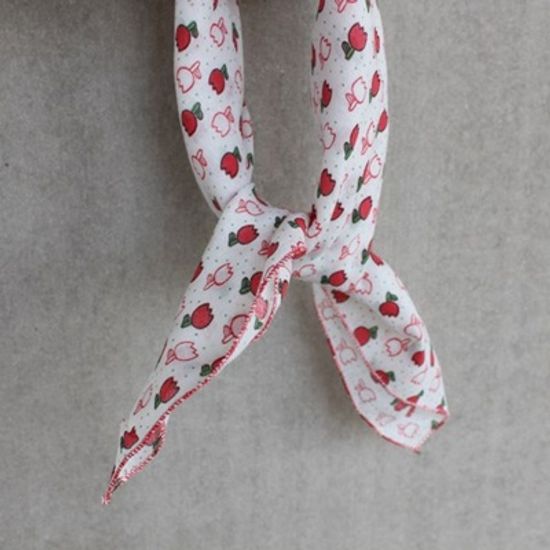 미니 스카프 - 손수건 (튤립이거나)