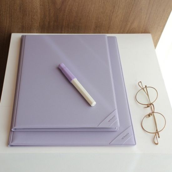 노트 파일홀더 A4/B5/A5 클리어 L자 서류