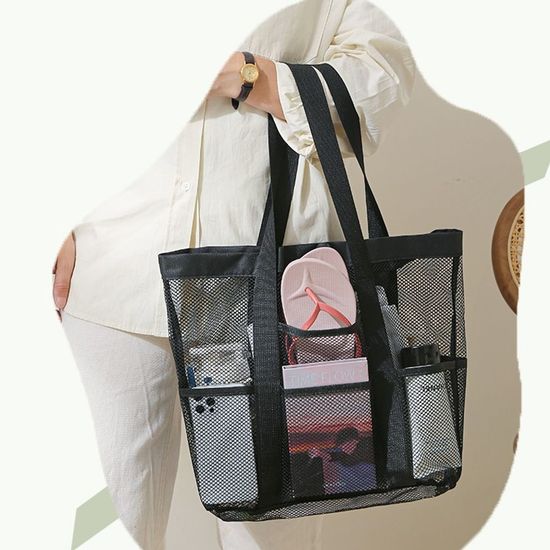 수영가방 망사 물놀이 가방 샤워 모래놀이 (WC915C4)