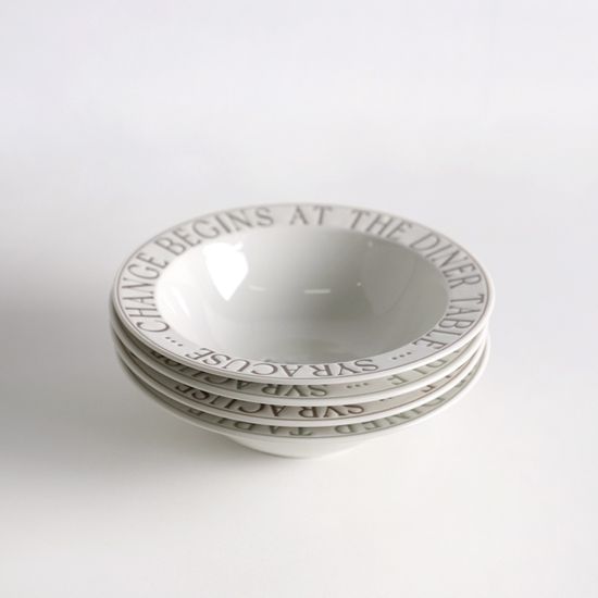 시라쿠스 레터링 깊은찬기 18cm 4p 세트 2color 택1