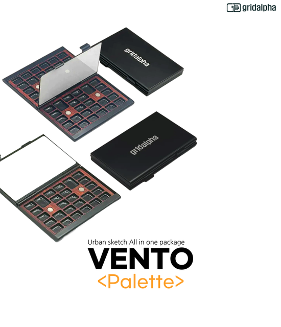 벤토 양방향 파레트 - 어반스케치용 양면 팔레트 