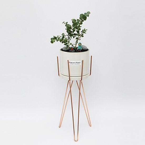 육각 화분 스탠드(H)-14.5(지름) x 60cm