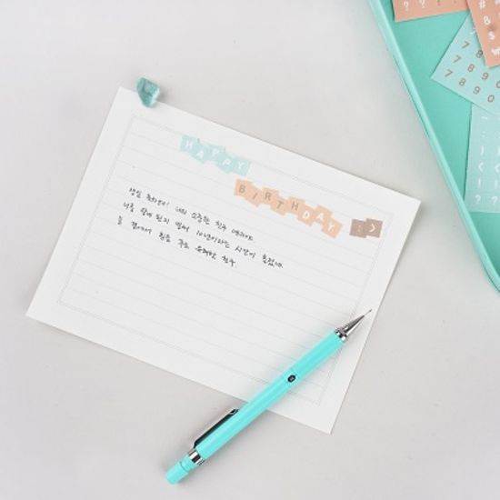 알파벳 스티커팩-02 파스텔