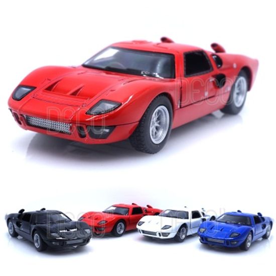 1966 포드 GT40 MK2 미니카 풀백 다이캐스트 
