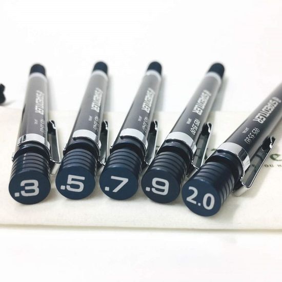 스테들러 알루미늄바디 0.9mm 샤프펜슬 Navy 925 35