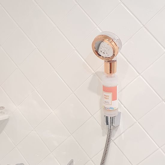 뷰니오 숏샤워헤드 로즈골드