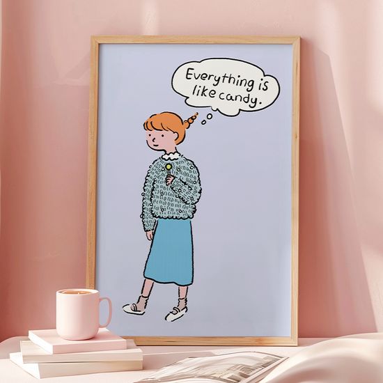 Everything is like candy, 꼬모소이 작가 그림