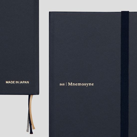 마루망 므네모시네 저널노트A6 도트내지 만년필 