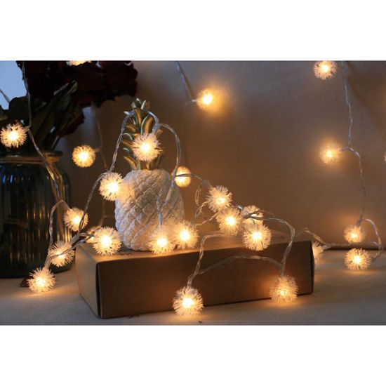 [도토로]10구 LED 눈송이 가랜드 전구(1.5M) (웜색)