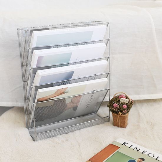 좁은 오피스 데스크 서류보관 파티션걸이 메탈 선반