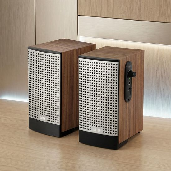 브리츠 레트로 2채널 스피커 컴퓨터 게이밍 pc usb