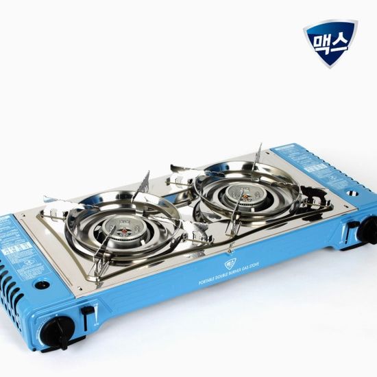 맥스투버너 휴대용가스버너 부르스타 2구 가스레인지