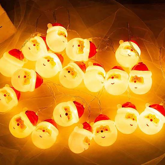 [도토로]10구 LED 산타 가랜드 전구(웜색) (1.5M)