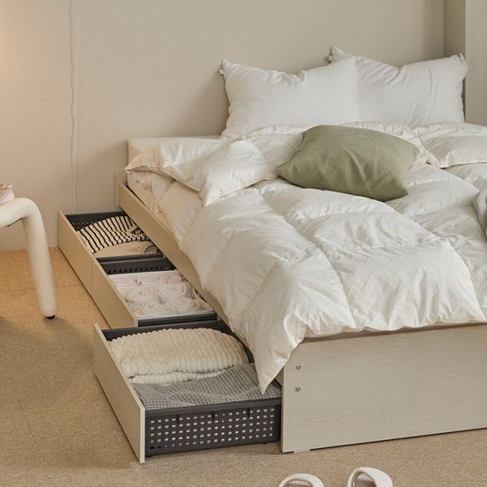 호텔라인 바구니서랍 침대 Q DW119