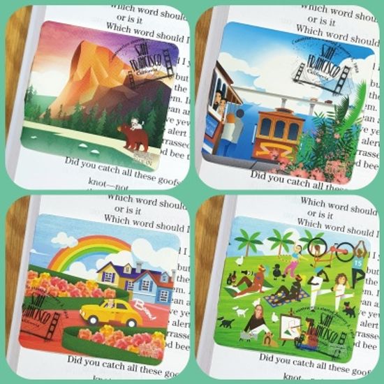 샌프란시스코테마_자동책갈피 8종 (선택 4개 세트)