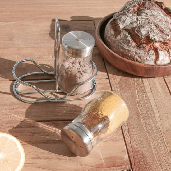 플라타 스텐 양념통 3P(거치대포함)