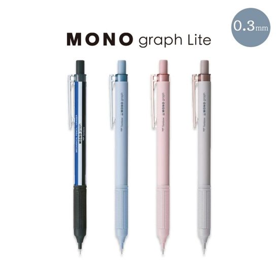 톰보 0.3mm 샤프펜슬 모노그래프 Light 컬렉션-E 1팩