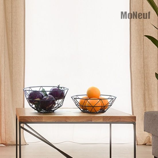 모네프 블랙파우더 인테리어 과일바스켓 바구니