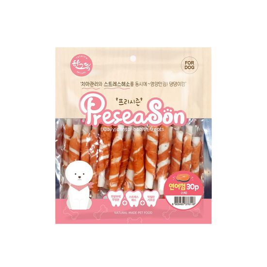 프리시즌 딩고껌 강아지간식 연어스틱 30p(WAD5F78)