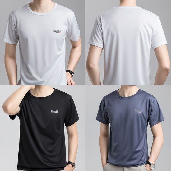 라운드쿨티 남자 남성 빅사이즈 쿨티셔츠(WC6F060)